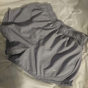 Nike Women's Light Gray Athletic Shorts